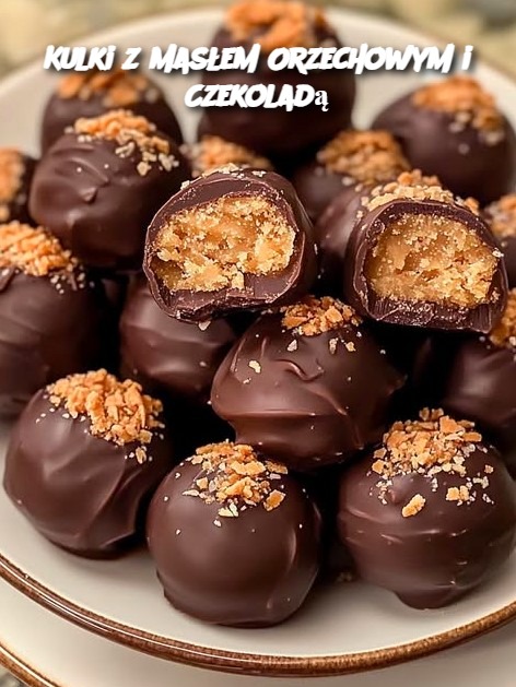 Kulki z Masłem Orzechowym i Czekoladą