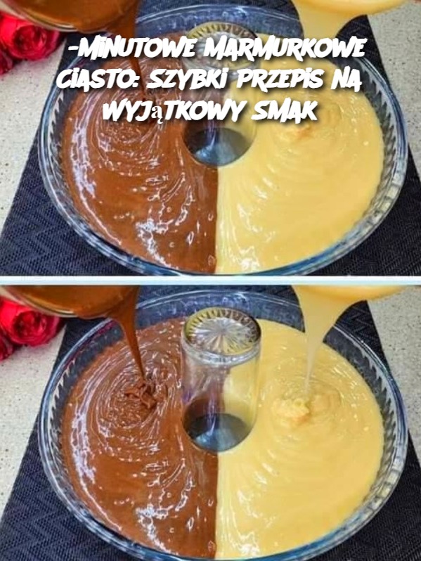 5-minutowe Marmurkowe Ciasto: Szybki Przepis na Wyjątkowy Smak