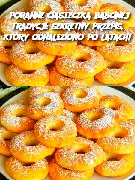 Poranne ciasteczka babcinej tradycji: Sekretny przepis odnaleziony po latach