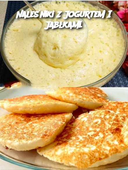 Naleśniki Z Jogurtem I Jabłkami