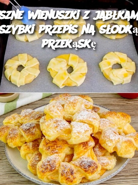Pyszne wienuszki z jabłkami – szybki przepis na słodką przekąskę