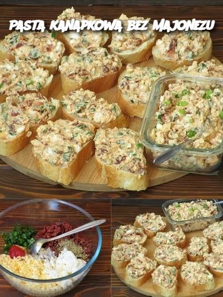 Pasta kanapkowa bez majonezu