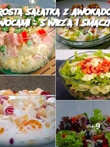 Prosta Sałatka z Awokado i Owocami – Świeża i Smaczna