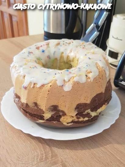 Ciasto Cytrynowo-Kakaowe