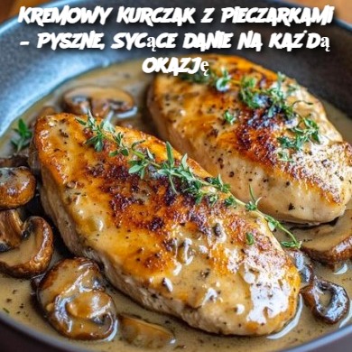 Kremowy Kurczak z Pieczarkami – Pyszne, Sycące danie na każdą okazję