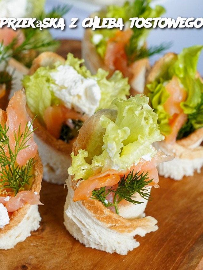 Przekąska z chleba tostowego
