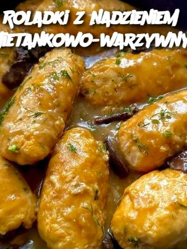 Roladki z nadzieniem śmietankowo-warzywnym