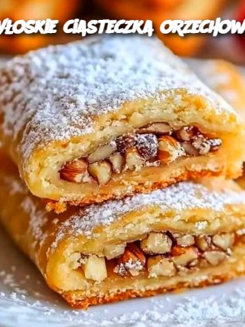 Włoskie ciasteczka orzechowe