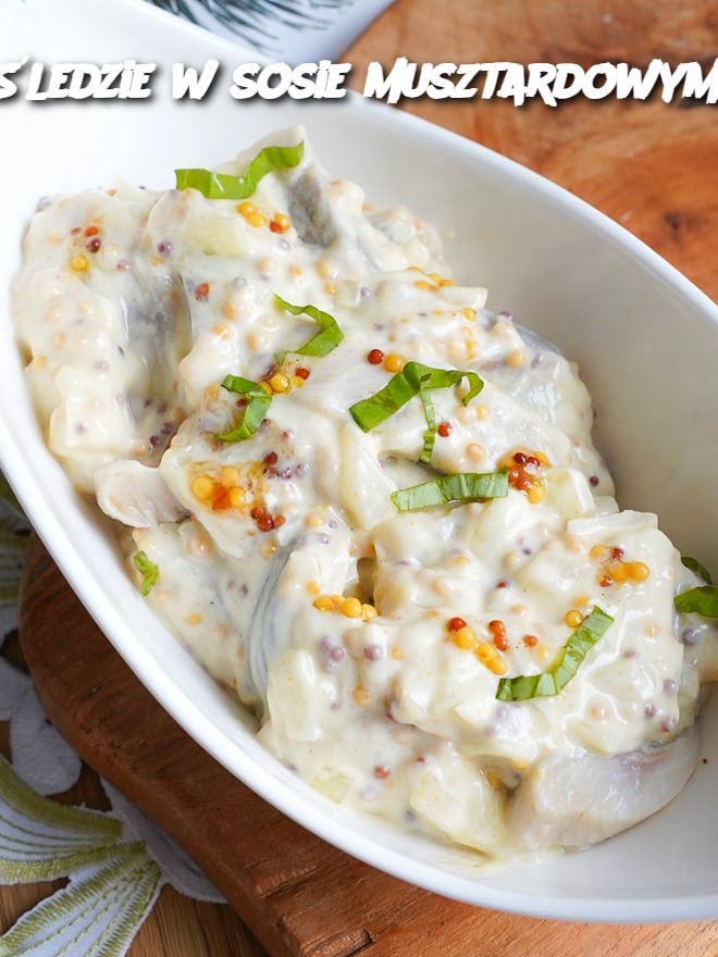 Śledzie w sosie musztardowym