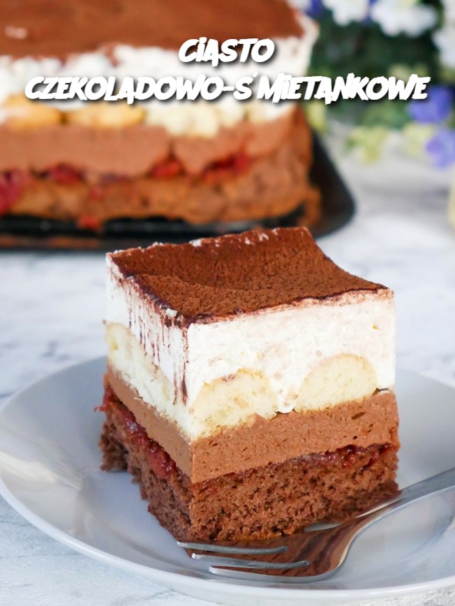 Ciasto czekoladowo-śmietankowe