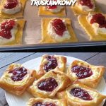 Duński serek kremowy truskawkowy