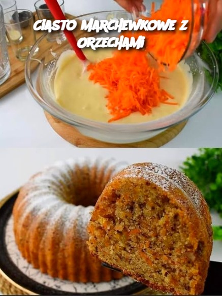 Ciasto Marchewkowe z Orzechami